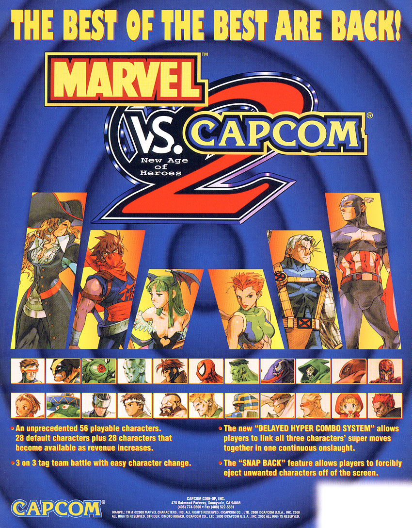 Images of Marvel Vs. Capcom 2 | 850x1088