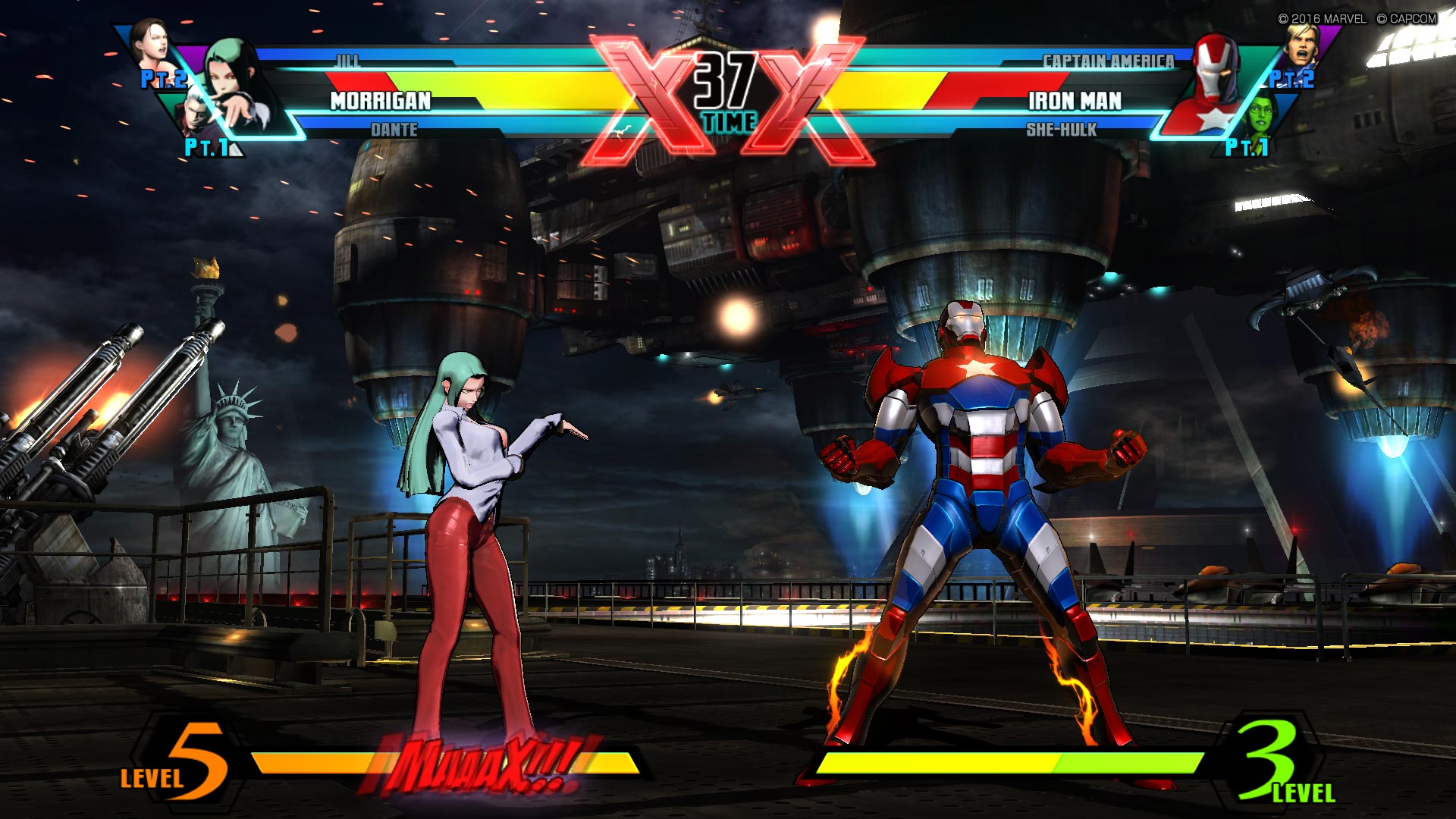 HD Quality Wallpaper | Collection: Video Game, 1920x1080 Ultimate Marvel Vs. Capcom 3