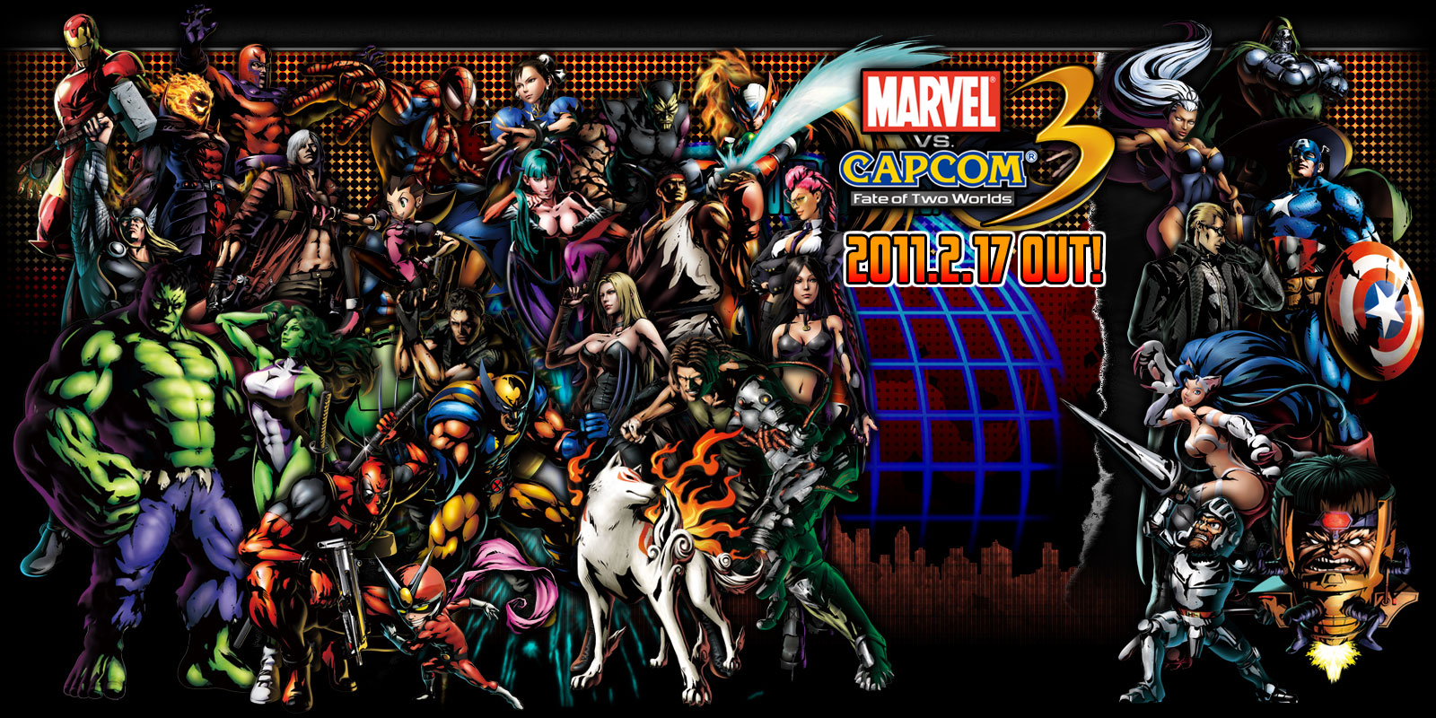 High Resolution Wallpaper | Marvel Vs. Capcom 3 1600x800 px