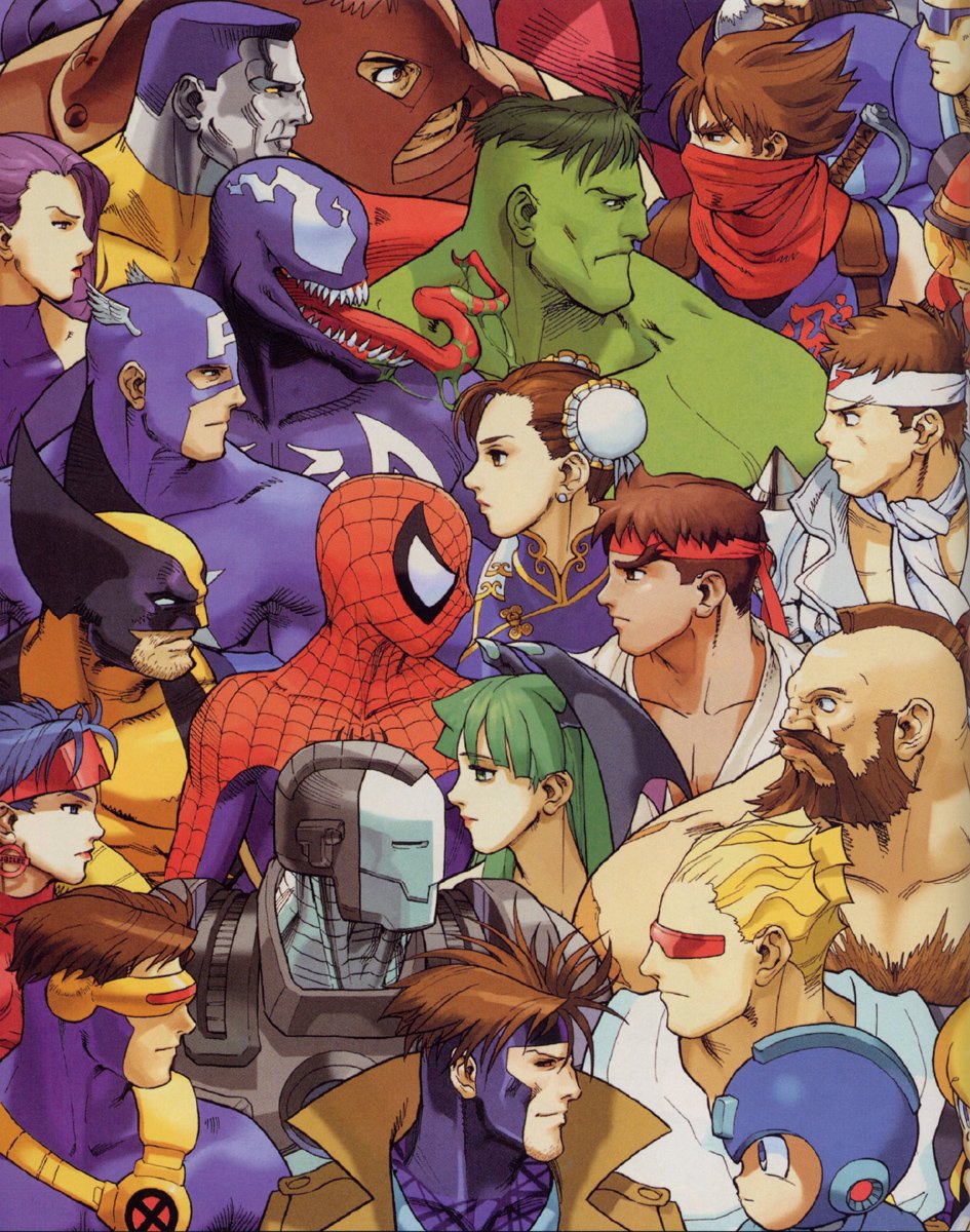 HD Quality Wallpaper | Collection: Comics, 945x1200 Marvel Vs Capcom