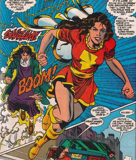 Nice Images Collection: Mary Marvel Desktop Wallpapers