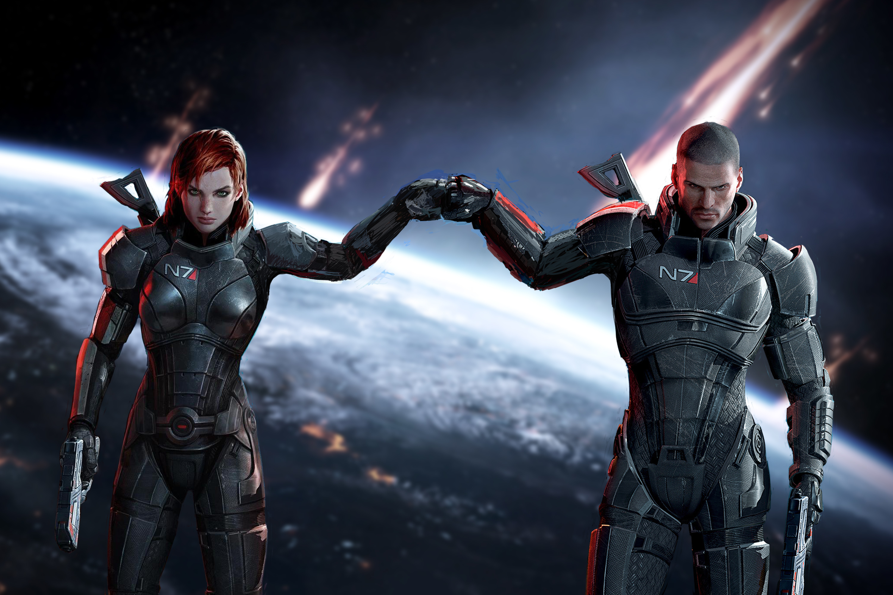 Mass Effect Backgrounds, Compatible - PC, Mobile, Gadgets| 3000x2000 px