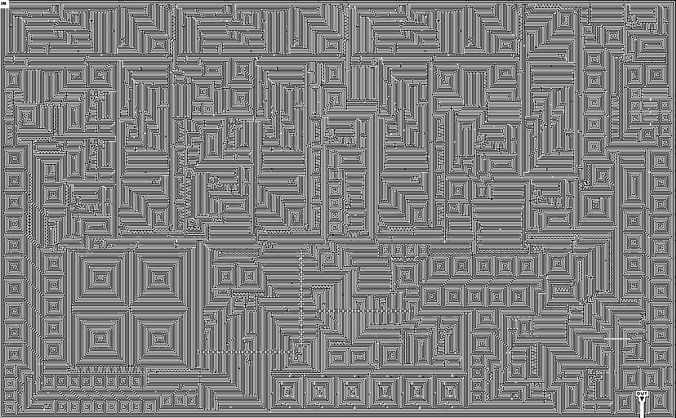 HD Quality Wallpaper | Collection: Abstract, 2270x1402 Maze