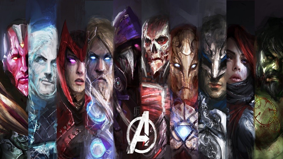 Nice wallpapers Medieval Avengers 970x545px