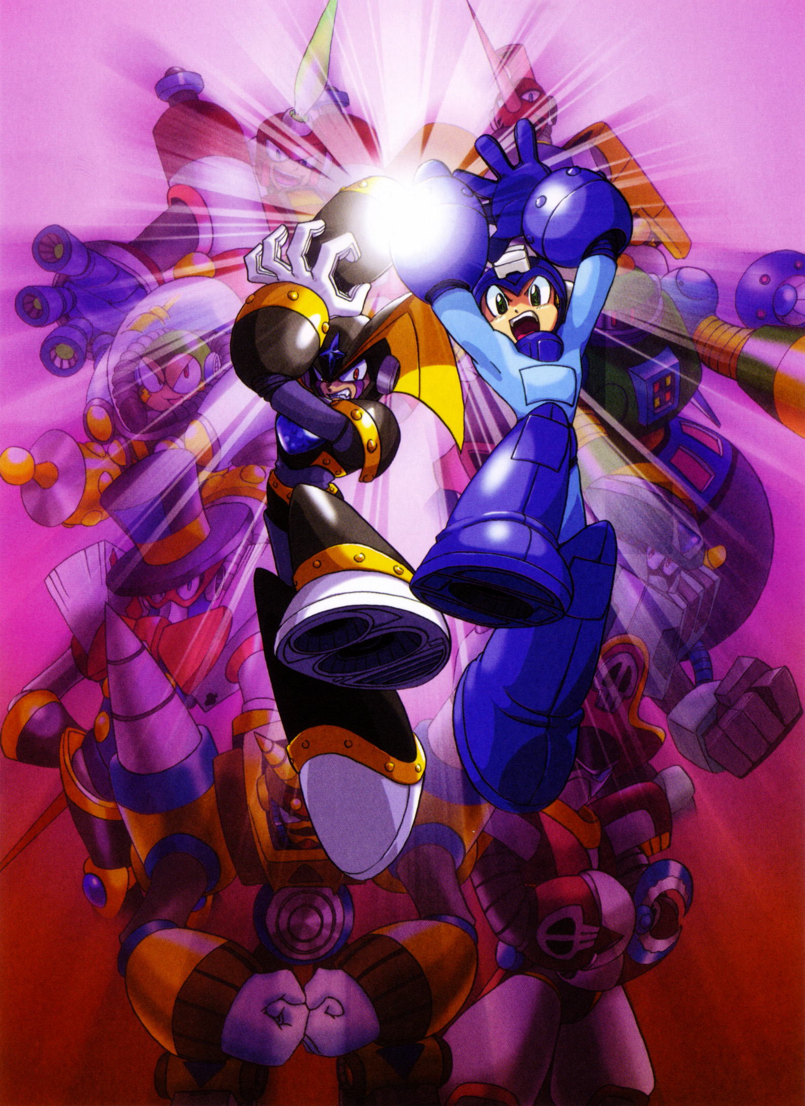 Nice Images Collection: Mega Man & Bass Desktop Wallpapers