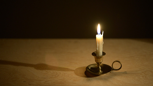 Nice wallpapers Melting Candle 590x332px