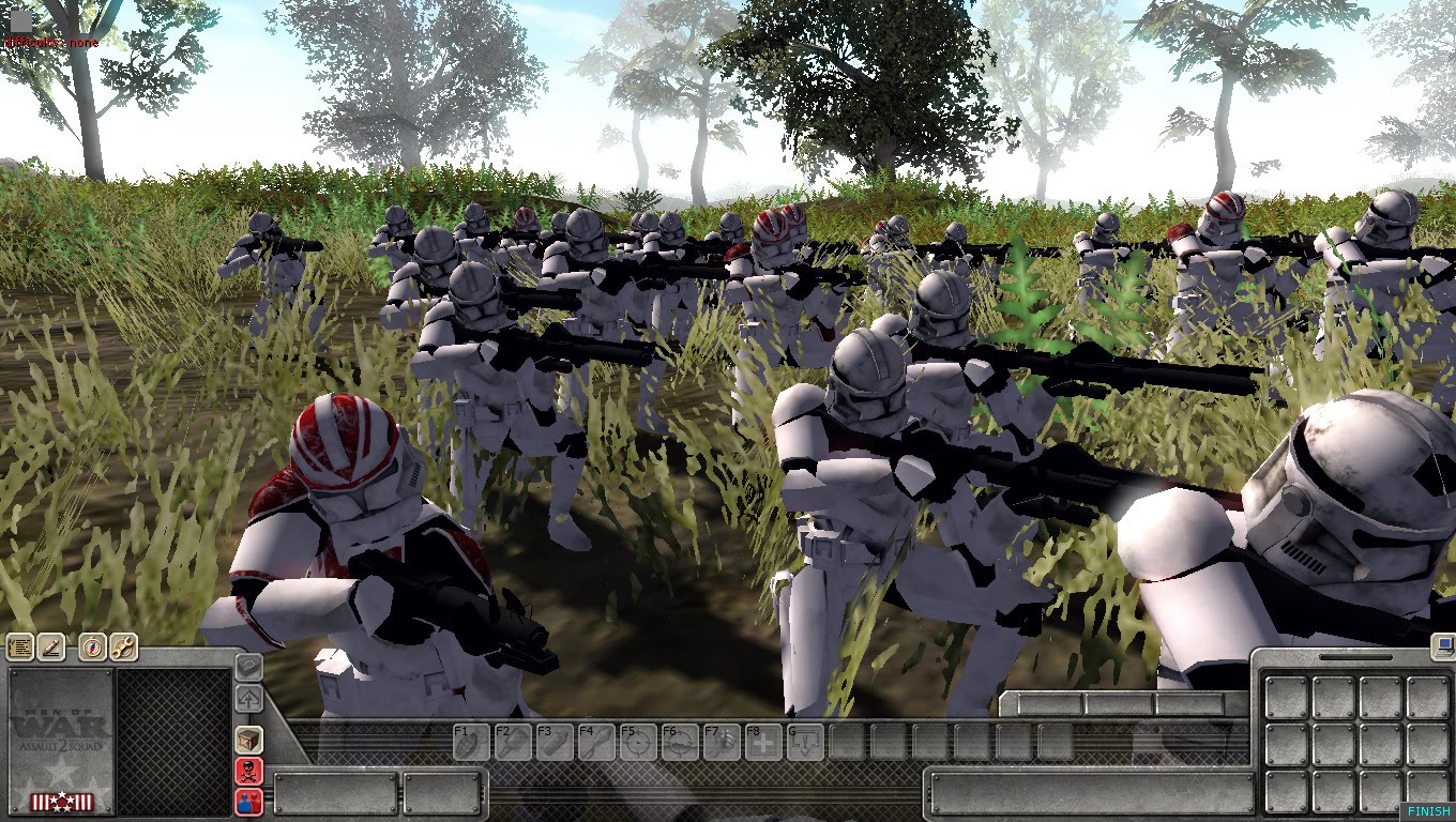 men at war assault squad 2 clone wars mod gameplay