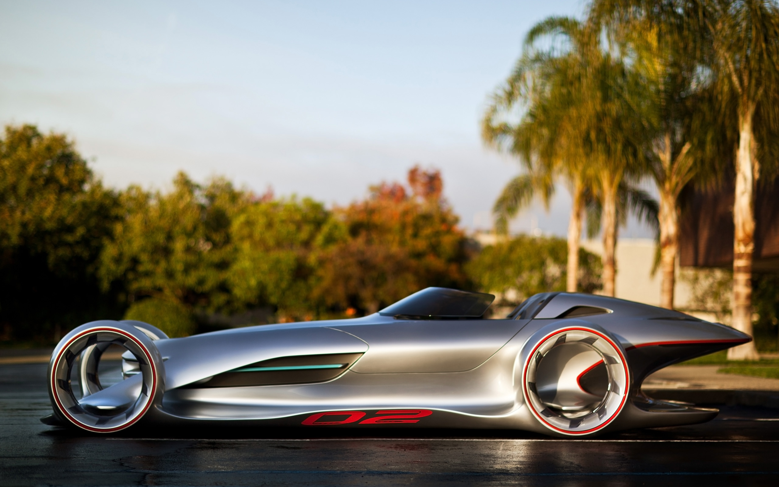 Mercedes Benz Silver Arrow Concept Backgrounds on Wallpapers Vista