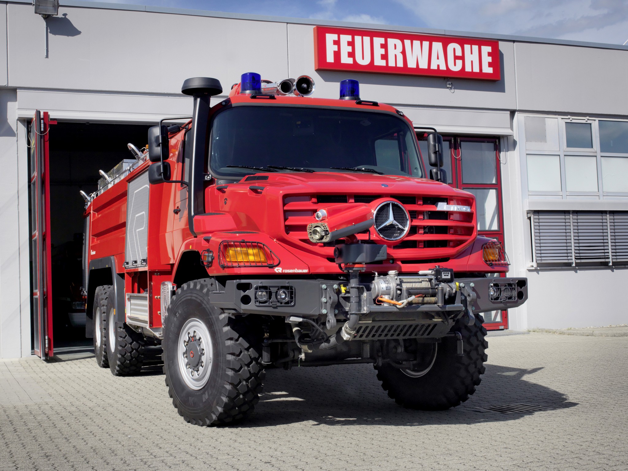 Mercedes-benz Fire Truck High Quality Background on Wallpapers Vista