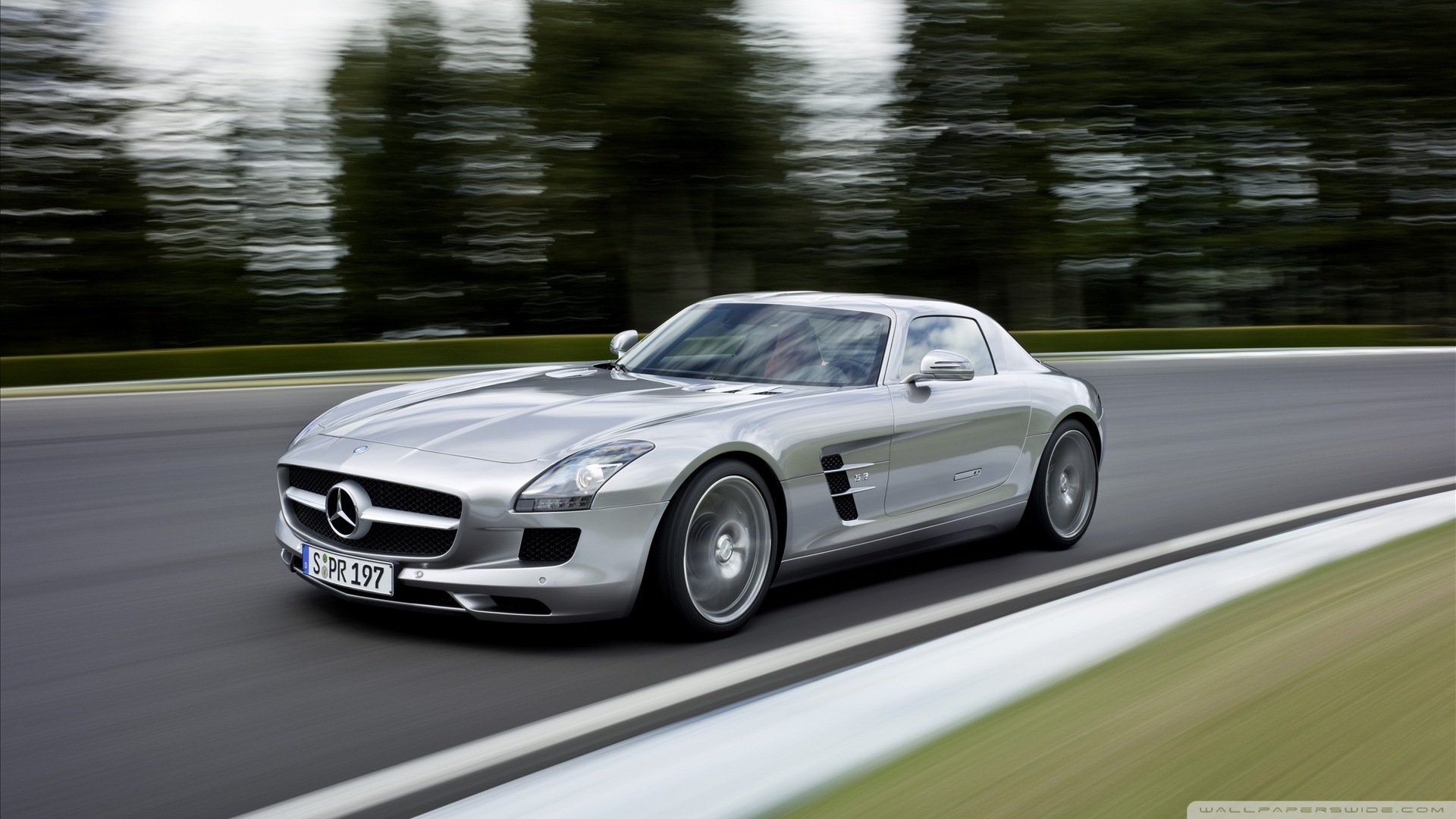 High Resolution Wallpaper | Mercedes-Benz SLS AMG 1920x1080 px