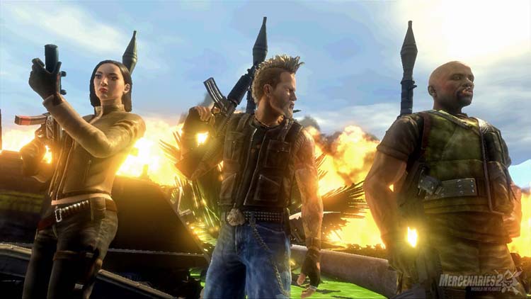 HD Quality Wallpaper | Collection: Video Game, 750x422 Mercenaries 2: World In Flames