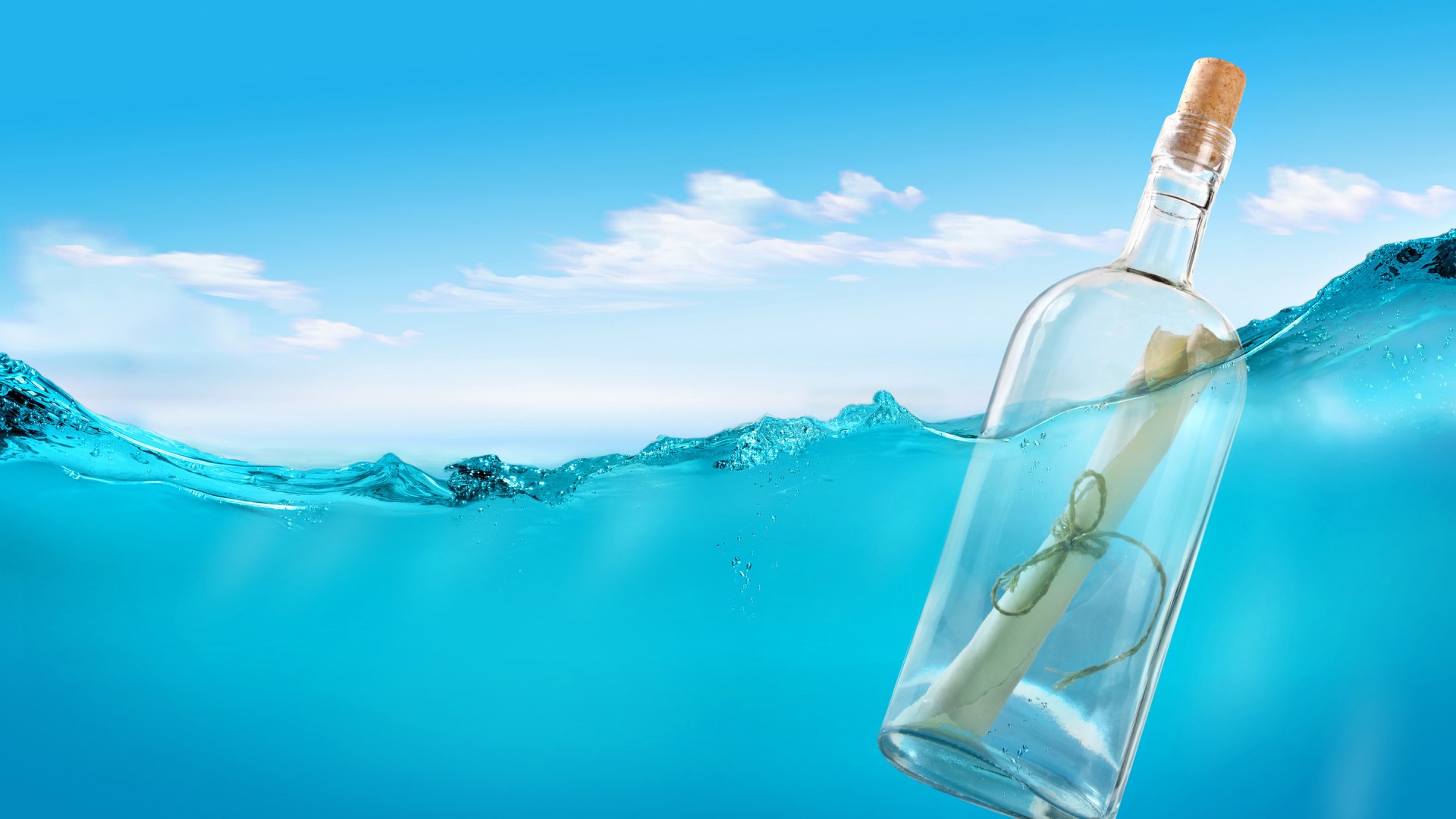 Message Bottle High Quality Background on Wallpapers Vista