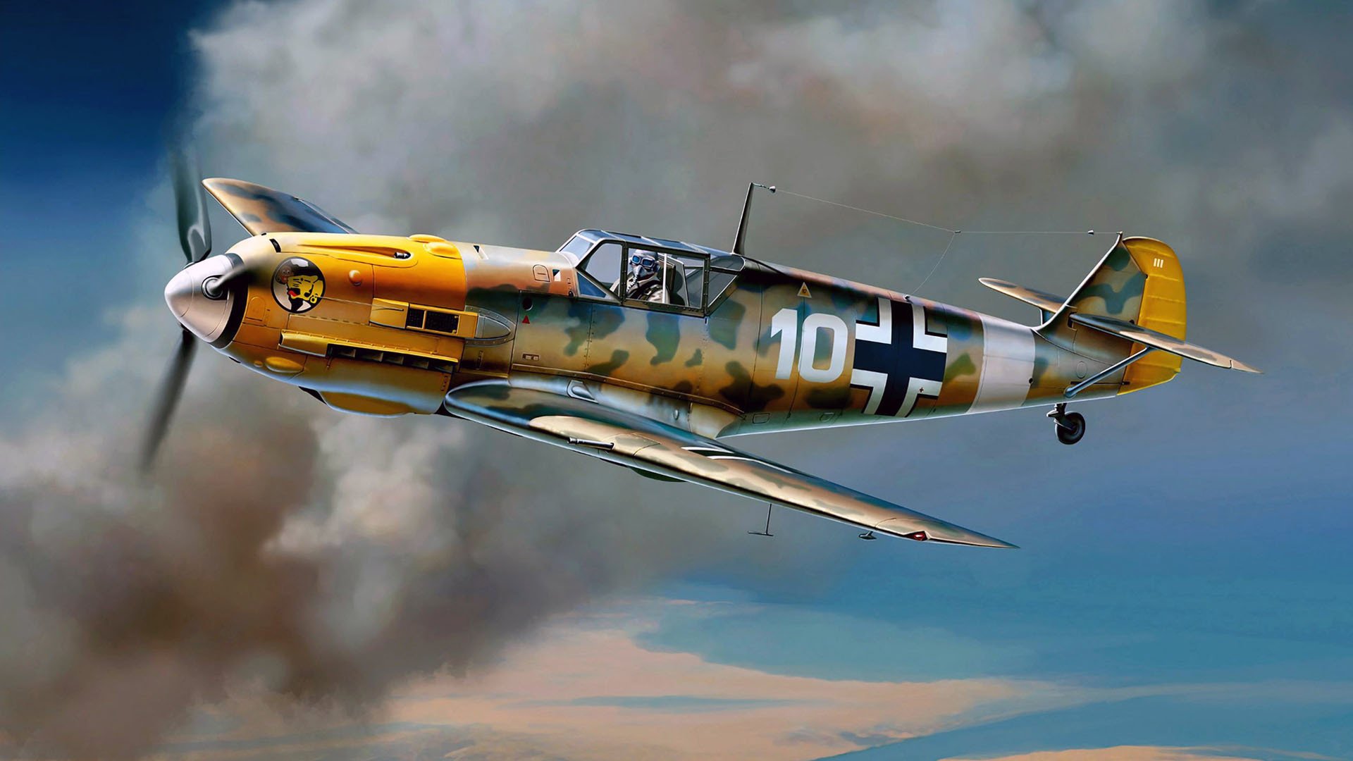Nice wallpapers Messerschmitt Bf 109 1920x1080px