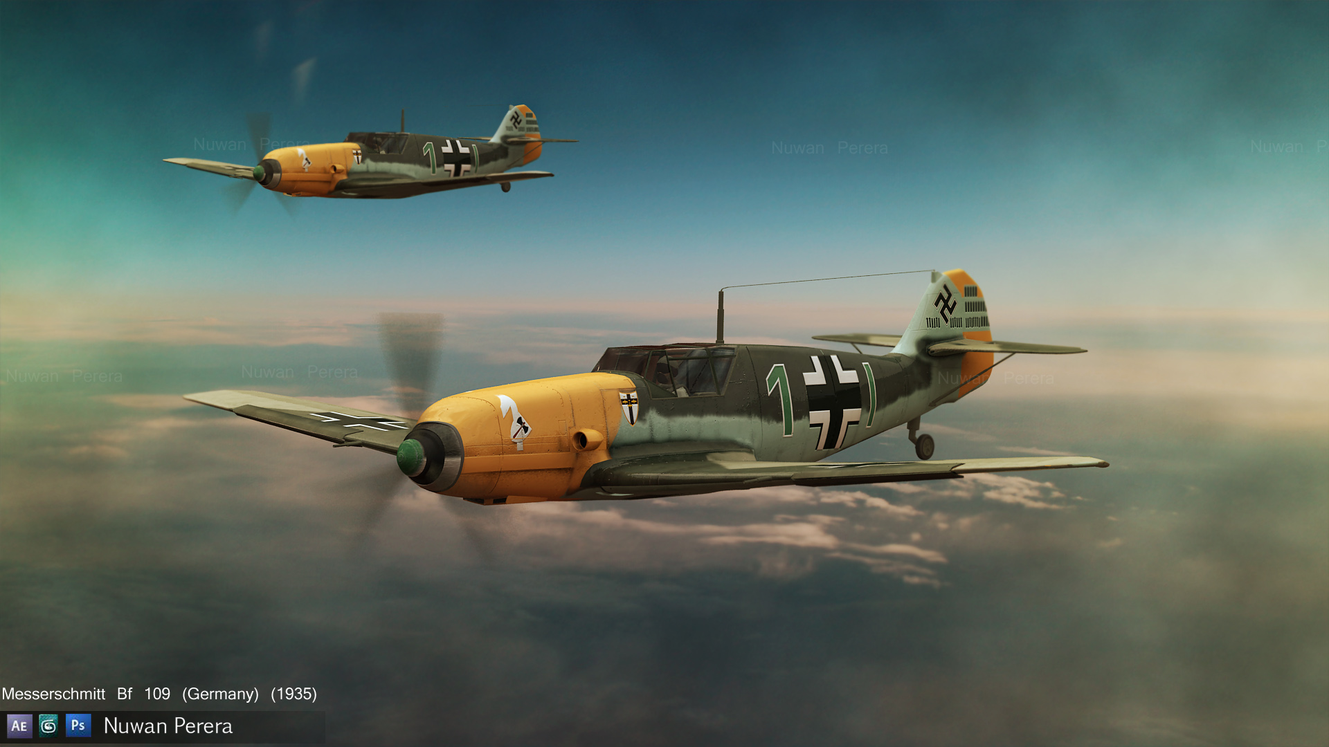 1920x1080 > Messerschmitt Bf 109 Wallpapers