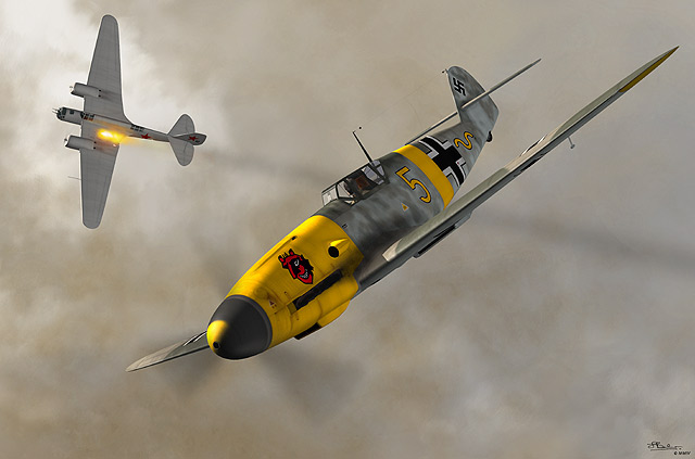 High Resolution Wallpaper | Messerschmitt Bf 109 640x423 px