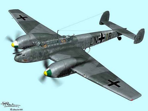 High Resolution Wallpaper | Messerschmitt Bf 110 600x450 px