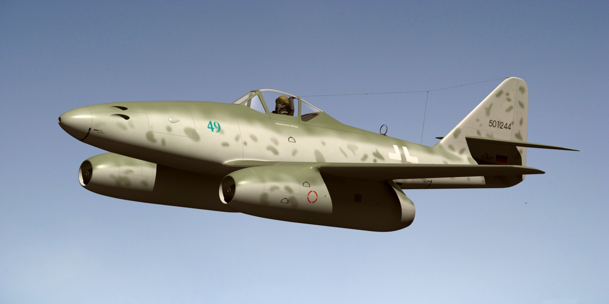 2000x1000 > Messerschmitt Me 262 Wallpapers