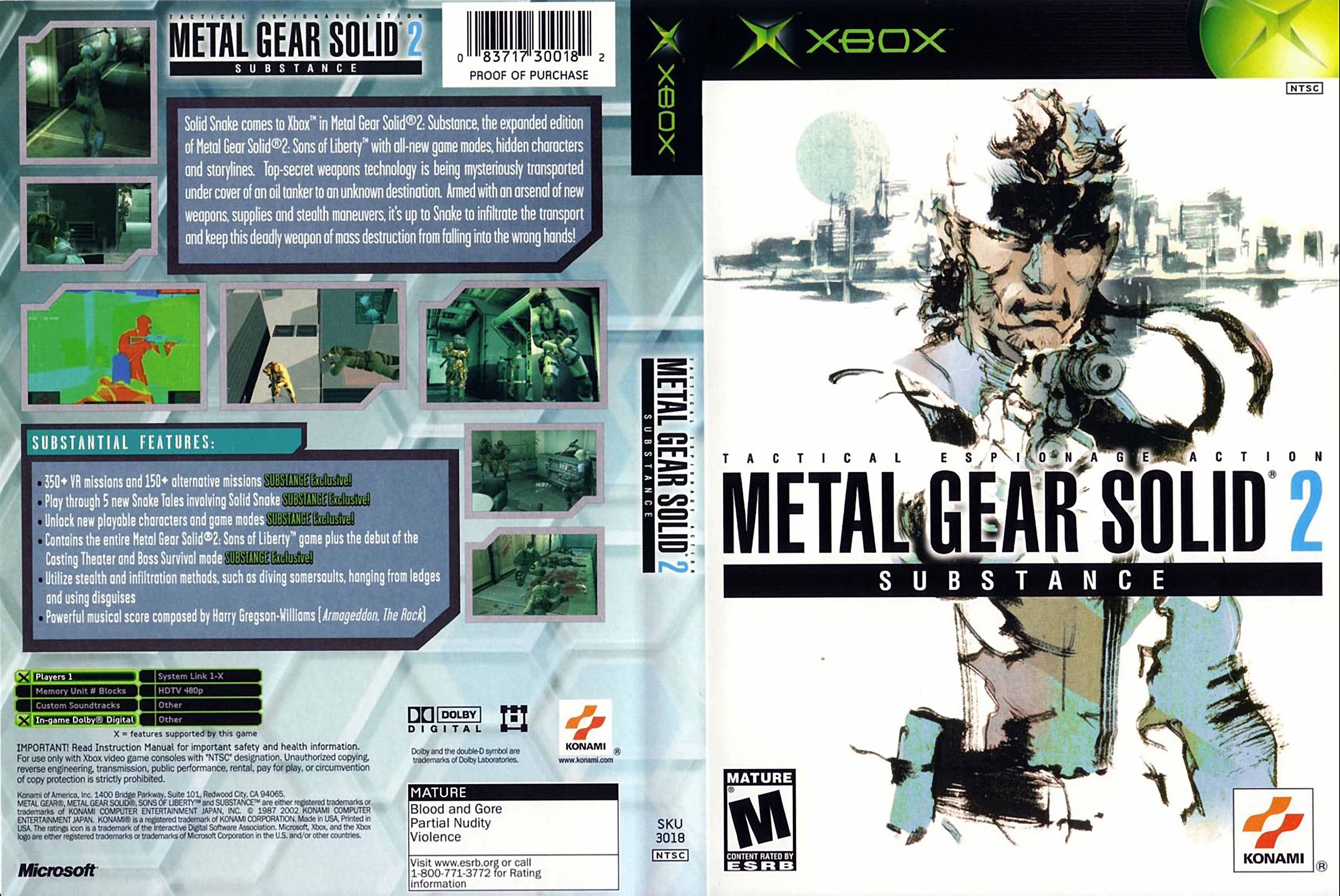 Metal Gear Solid 2: Substance Pics, Video Game Collection