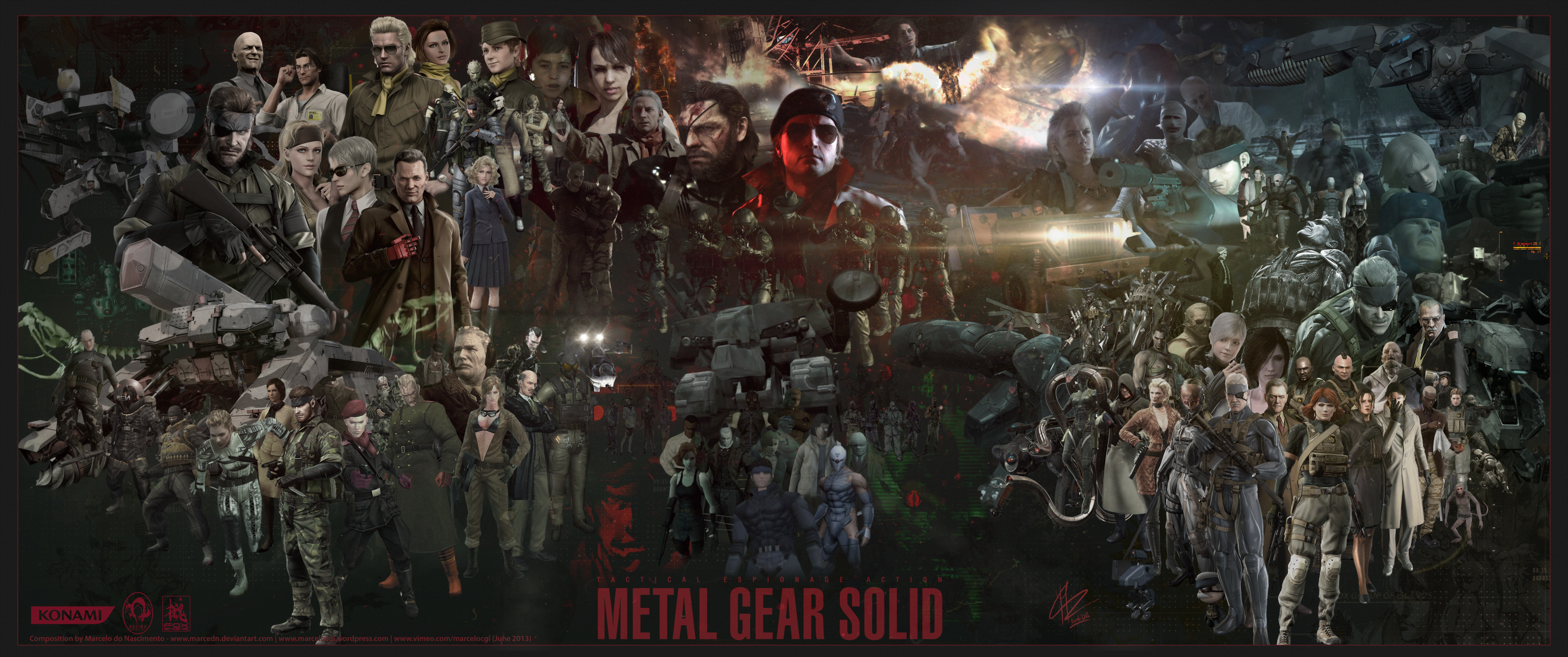 HD Quality Wallpaper | Collection: Video Game, 10000x4193 Metal Gear