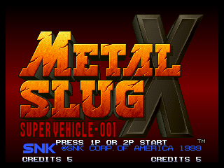 Images of Metal Slug X | 320x240