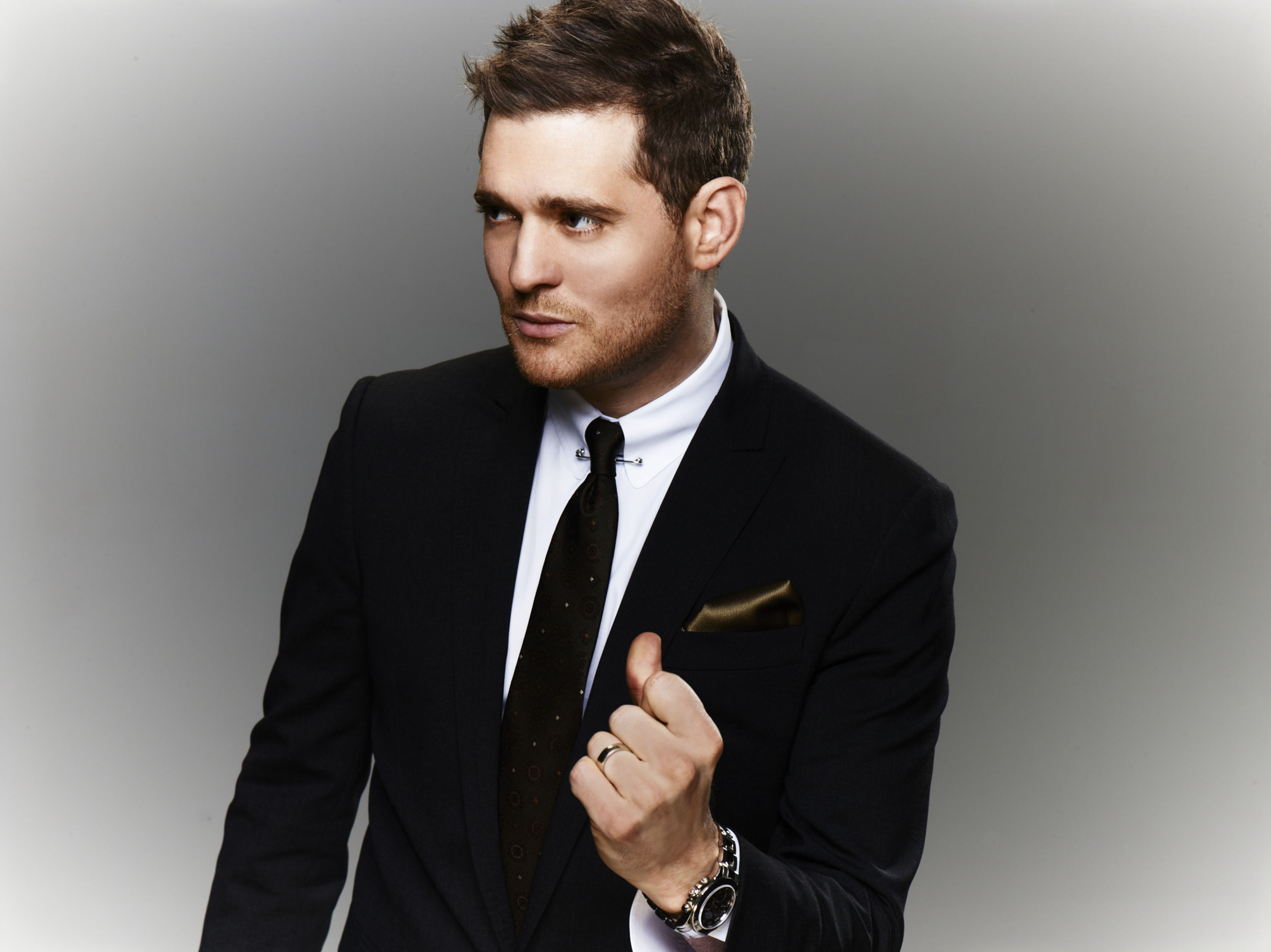 HD Quality Wallpaper | Collection: Music, 3000x2247 Michael Bublé