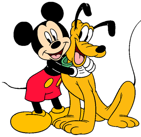 Nice Images Collection: Mickey And Pluto Desktop Wallpapers
