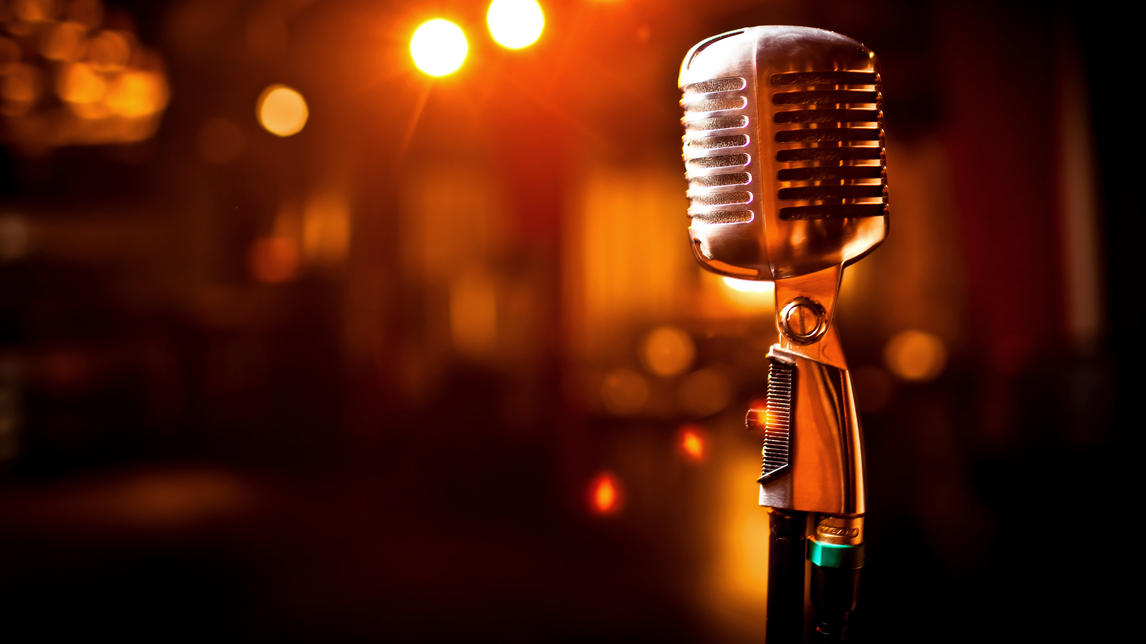 Microphone Backgrounds, Compatible - PC, Mobile, Gadgets| 3840x2160 px