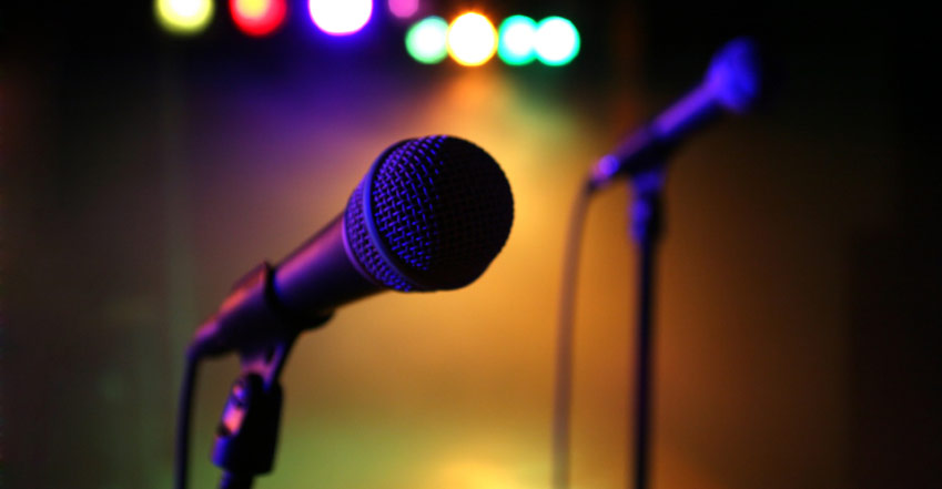 HD Quality Wallpaper | Collection: Music, 849x441 Microphone