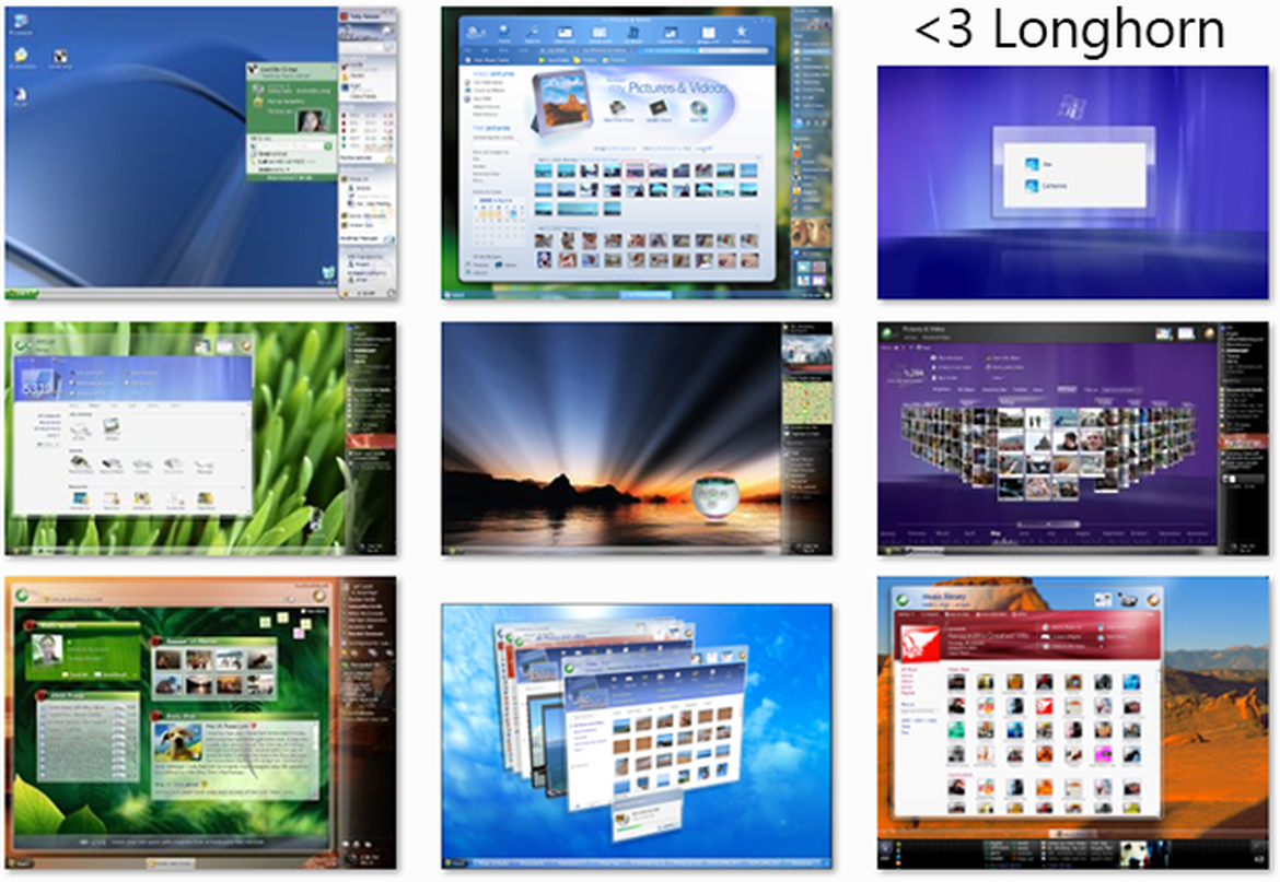 Microsoft Longhorn Backgrounds on Wallpapers Vista