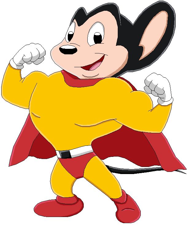 HD Quality Wallpaper | Collection: Cartoon, 613x733 Mighty Mouse