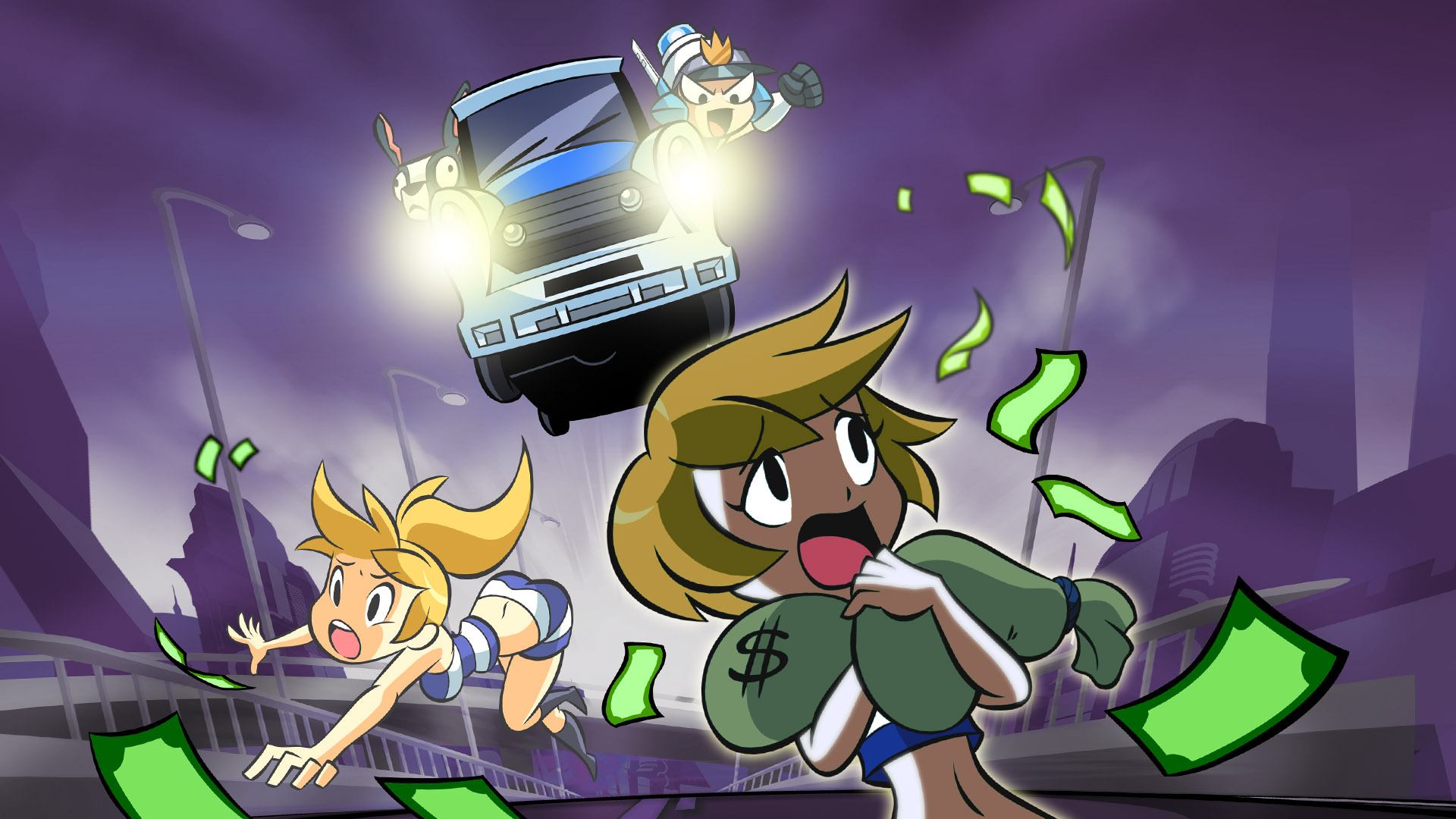 Mighty Switch Force! Hyper Drive Edition Backgrounds, Compatible - PC, Mobile, Gadgets| 1920x1080 px
