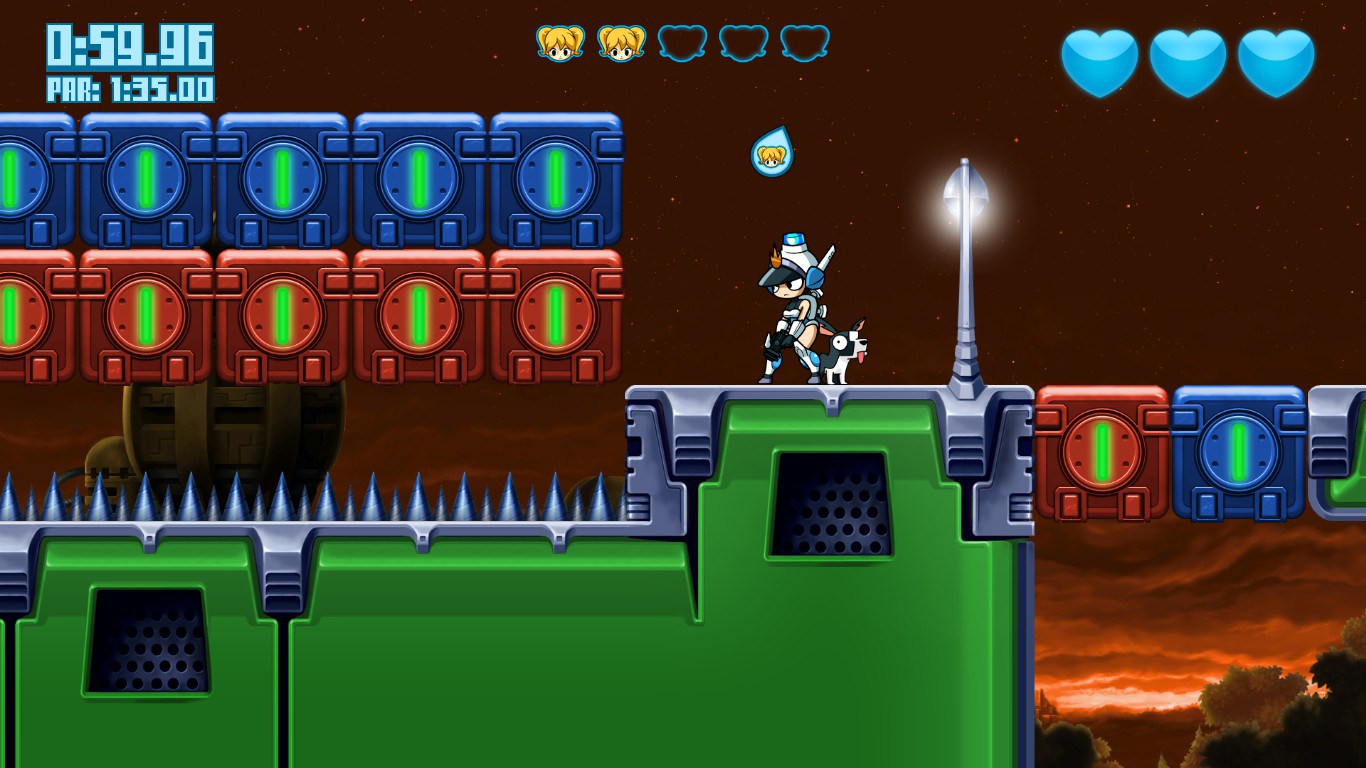 Nice wallpapers Mighty Switch Force! Hyper Drive Edition 1366x768px