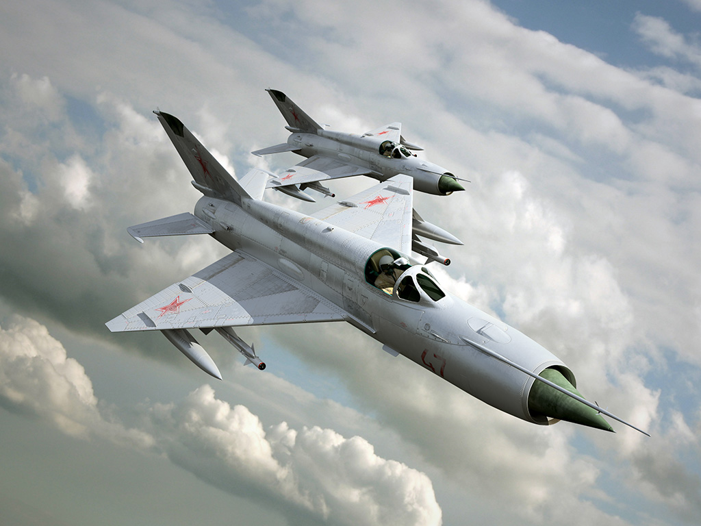 1024x768 > Mikoyan-Gurevich MiG-21 Wallpapers
