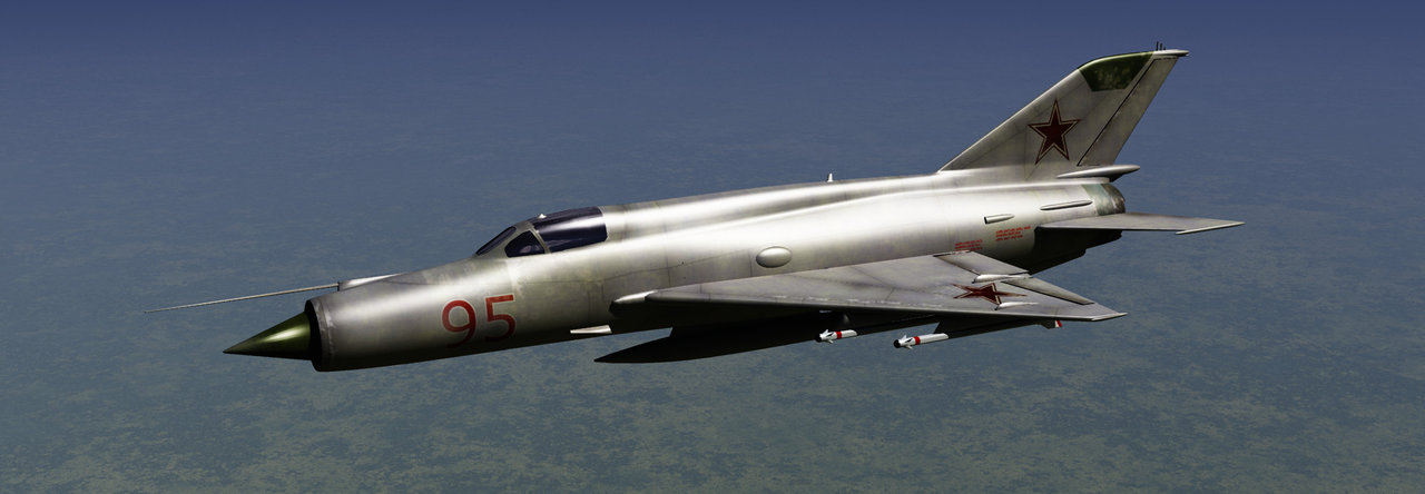 Nice wallpapers Mikoyan-Gurevich MiG-21 1280x444px