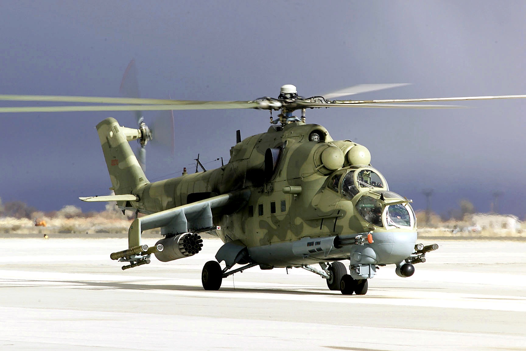HD Quality Wallpaper | Collection: Military, 1728x1152 Mil Mi-24