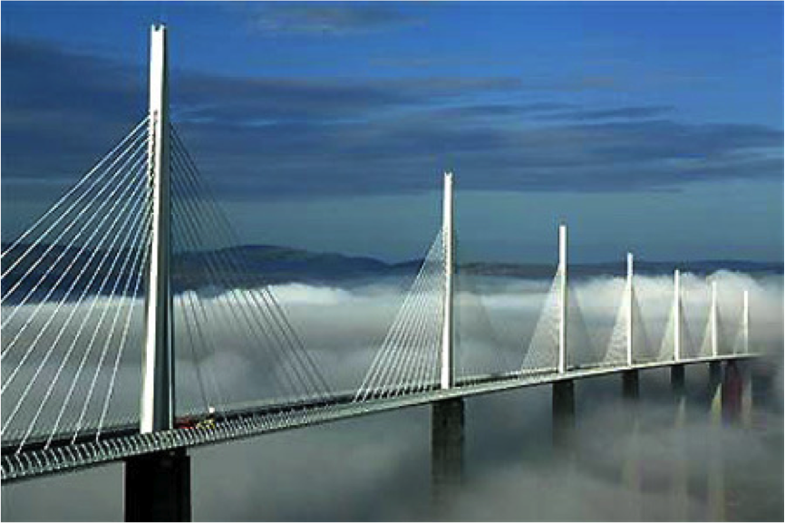 Nice Images Collection: Millau Viaduct Desktop Wallpapers