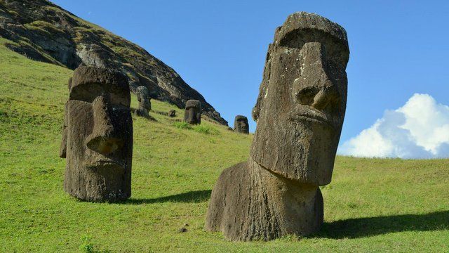 HD Quality Wallpaper | Collection: Man Made, 640x360 Moai