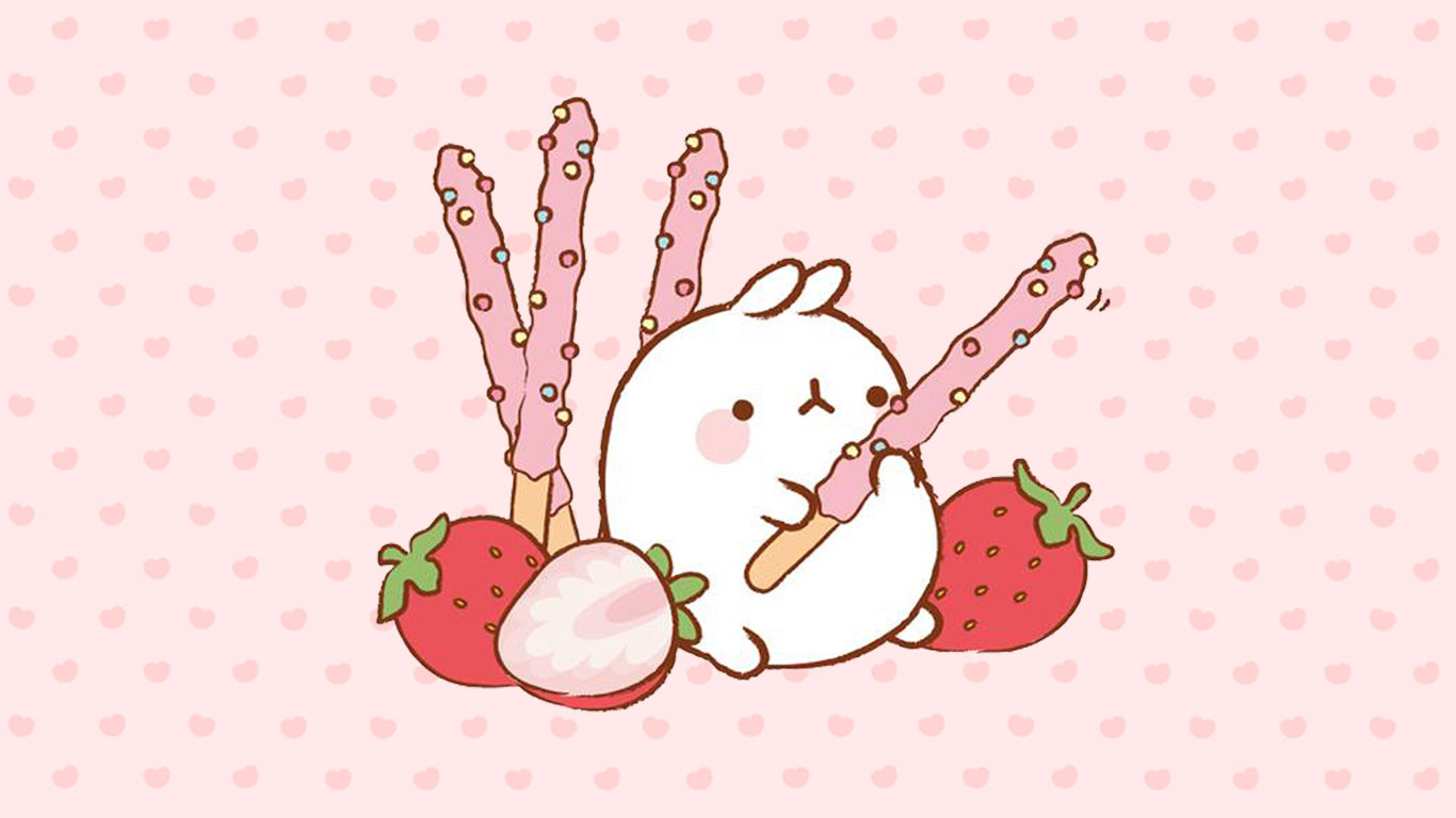 HD Quality Wallpaper | Collection: Anime, 1366x768 Molang