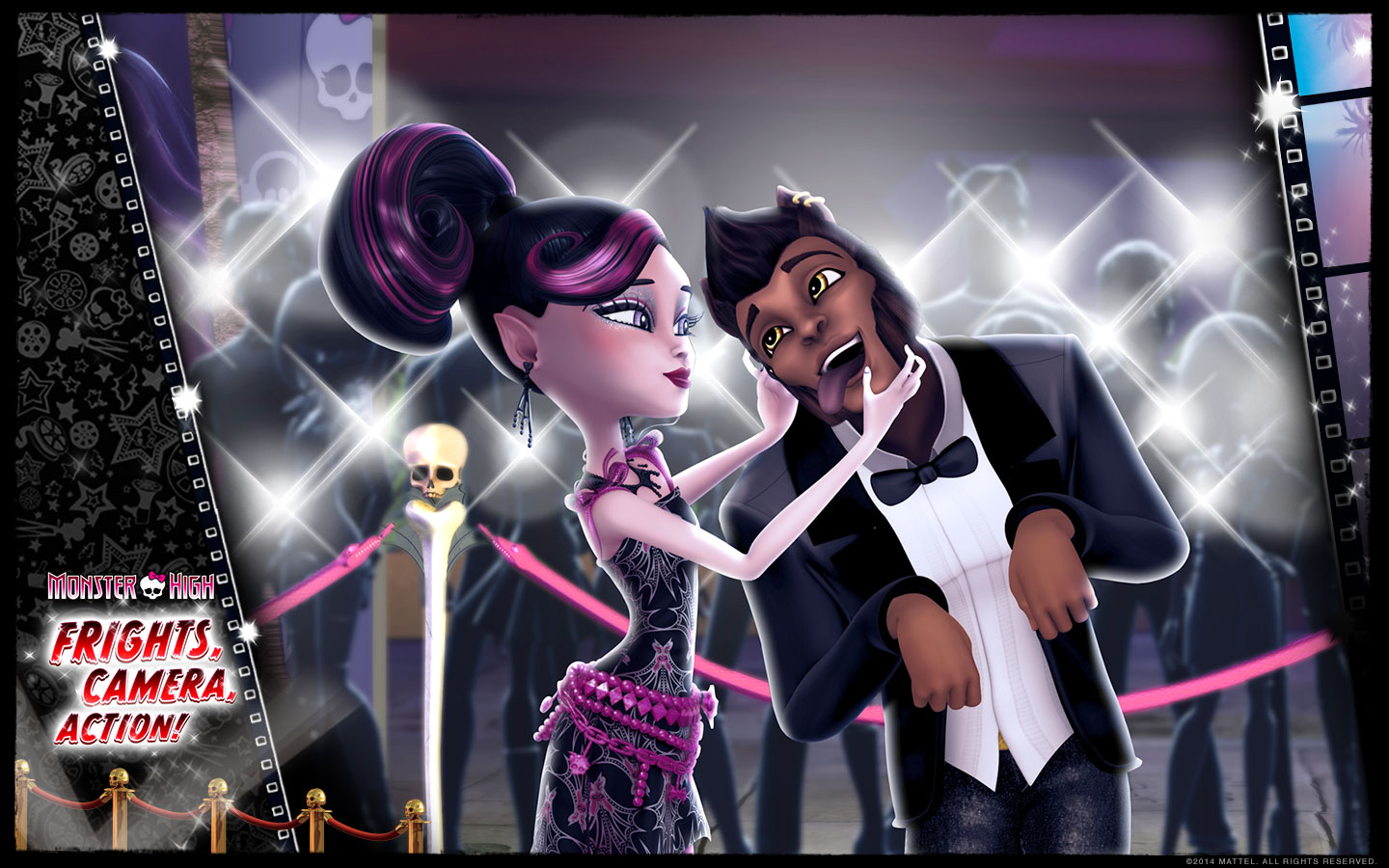HD Quality Wallpaper | Collection: Movie, 1440x900 Monster High: Frights, Camera, Action!