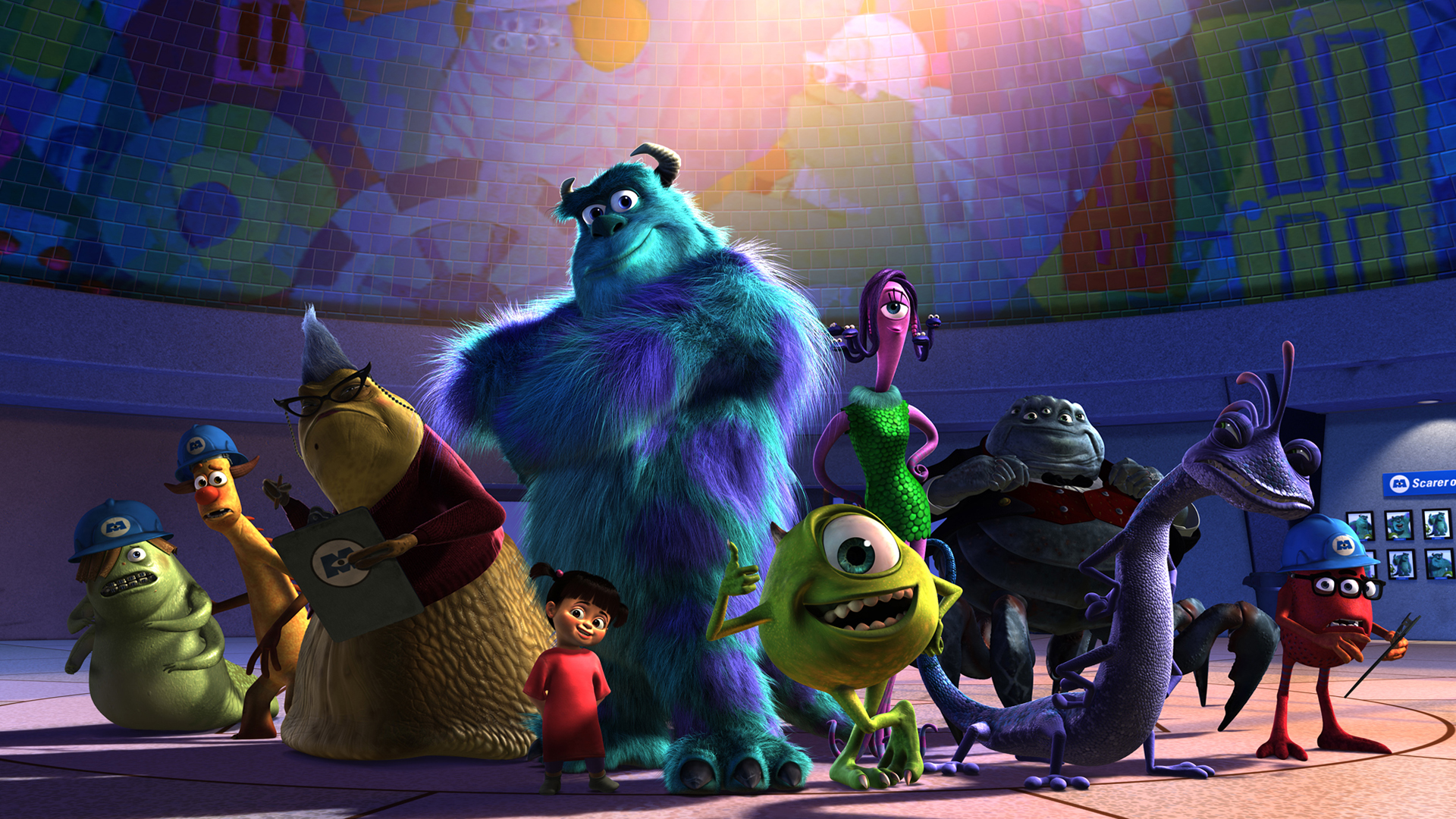 HD Quality Wallpaper | Collection: Movie, 1920x1080 Monsters, Inc.