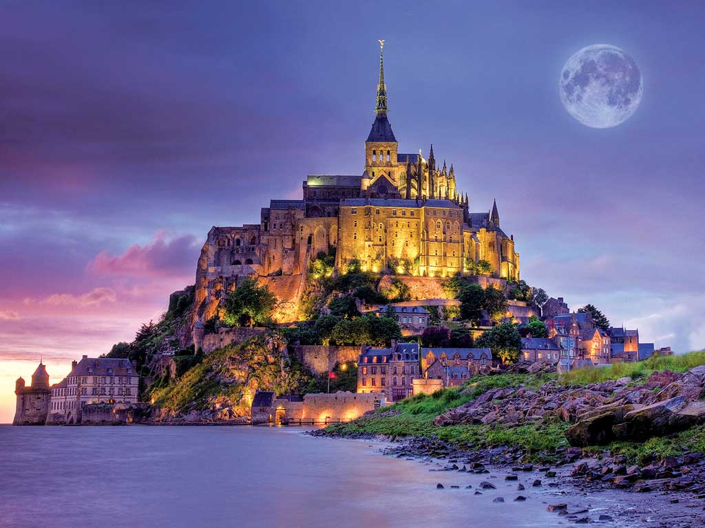Nice Images Collection: Mont Saint-Michel Desktop Wallpapers