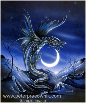 HD Quality Wallpaper | Collection: Comics, 337x400 Moon Dragon