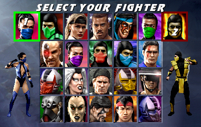 Nice Images Collection: Mortal Kombat 3 Desktop Wallpapers