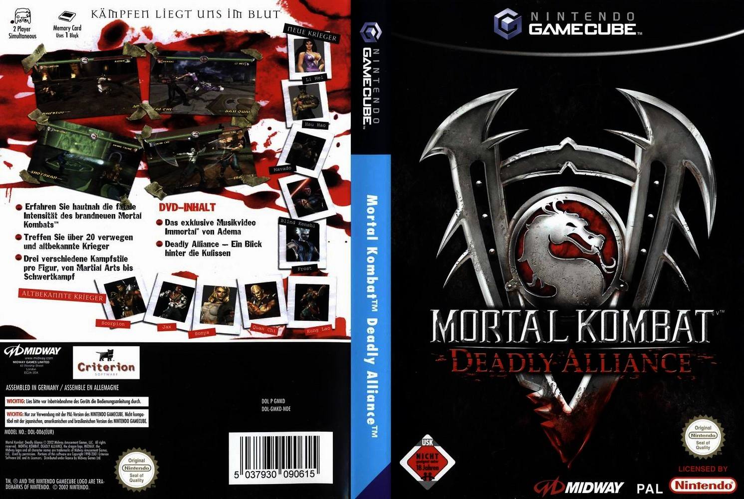 High Resolution Wallpaper | Mortal Kombat: Deadly Alliance 1491x1000 px