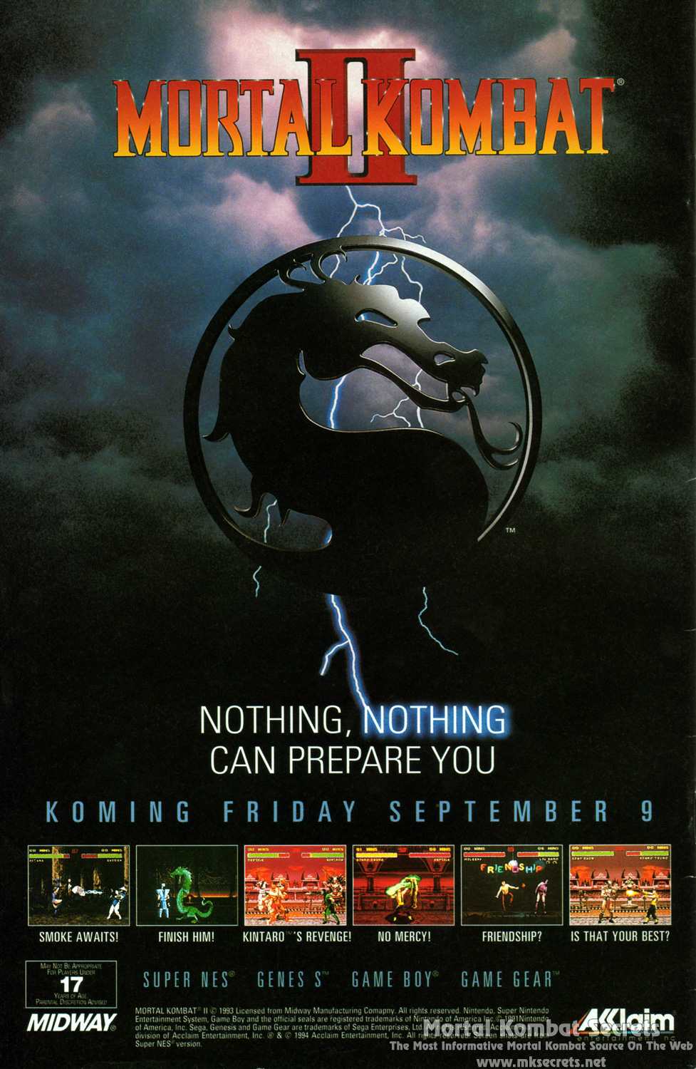 Amazing Mortal Kombat II Pictures & Backgrounds