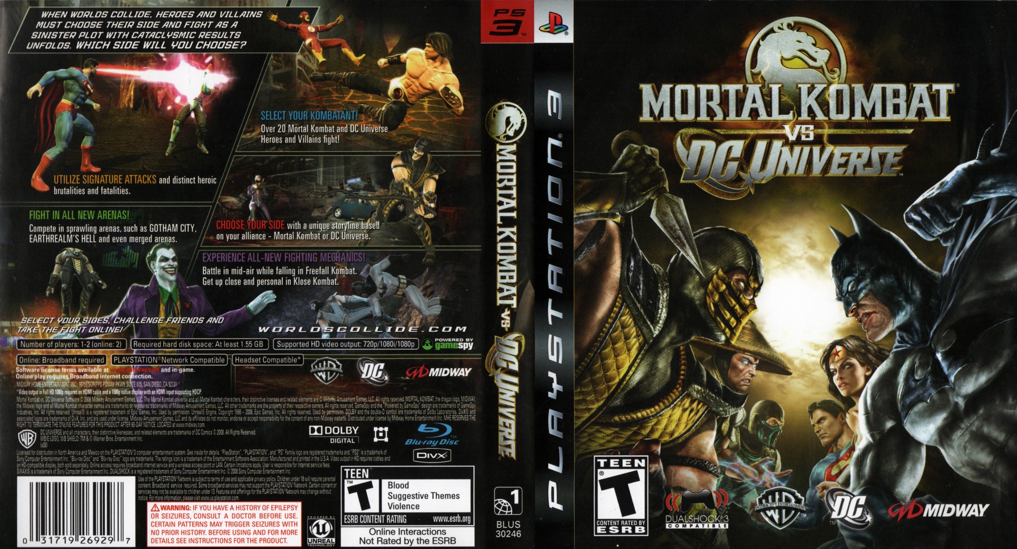 High Resolution Wallpaper | Mortal Kombat Vs. DC Universe 2000x1079 px