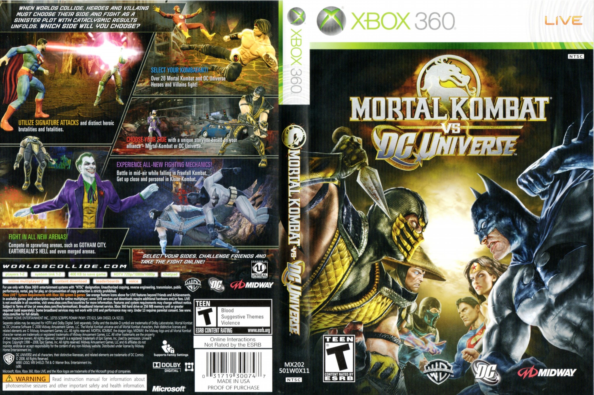 High Resolution Wallpaper | Mortal Kombat Vs. DC Universe 2000x1331 px