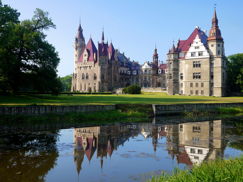 Moszna Castle Backgrounds on Wallpapers Vista
