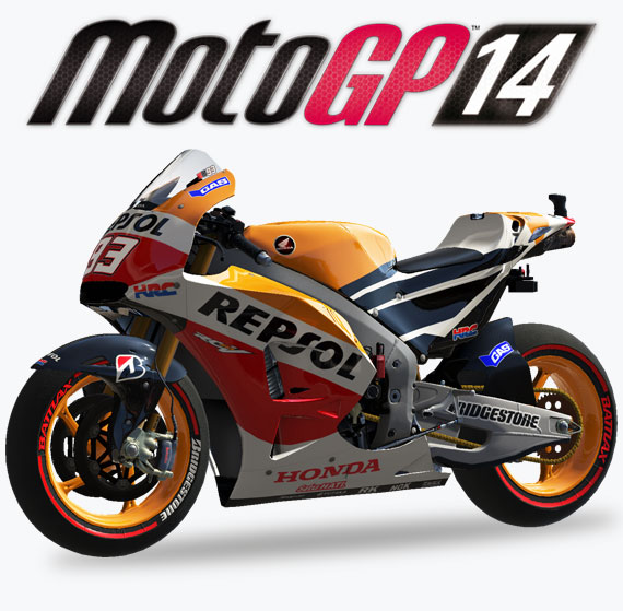 HD Quality Wallpaper | Collection: Video Game, 570x559 MotoGP 14