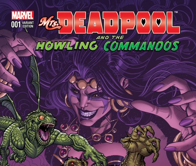 HD Quality Wallpaper | Collection: Comics, 633x537 Mrs Deadpool And The Howling Commandos